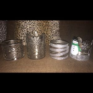 Set of candle holders